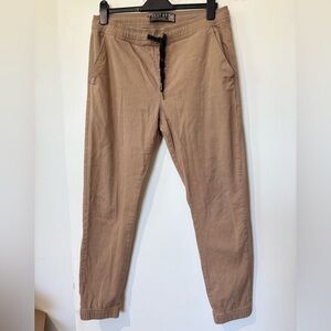 West 49 Khaki Jogger Pants - Size Large